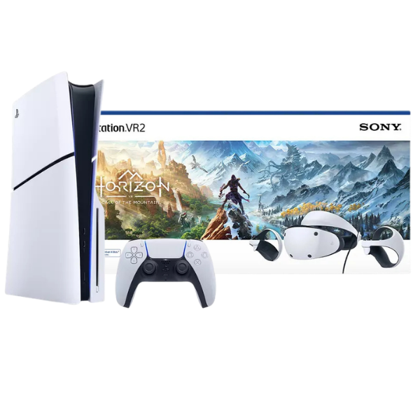 Sony PlayStation 5 Slim Standard Edition 1TB + PS VR2 Horizon Call of the Mountain Bundle
